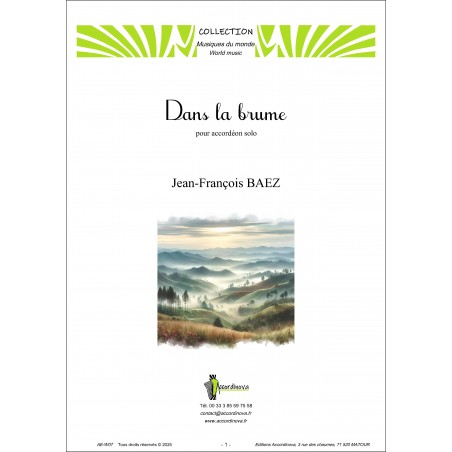 Dans la brume