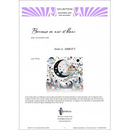 Berceuse en noir et blanc