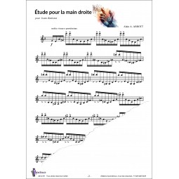 Etude pour la main droite