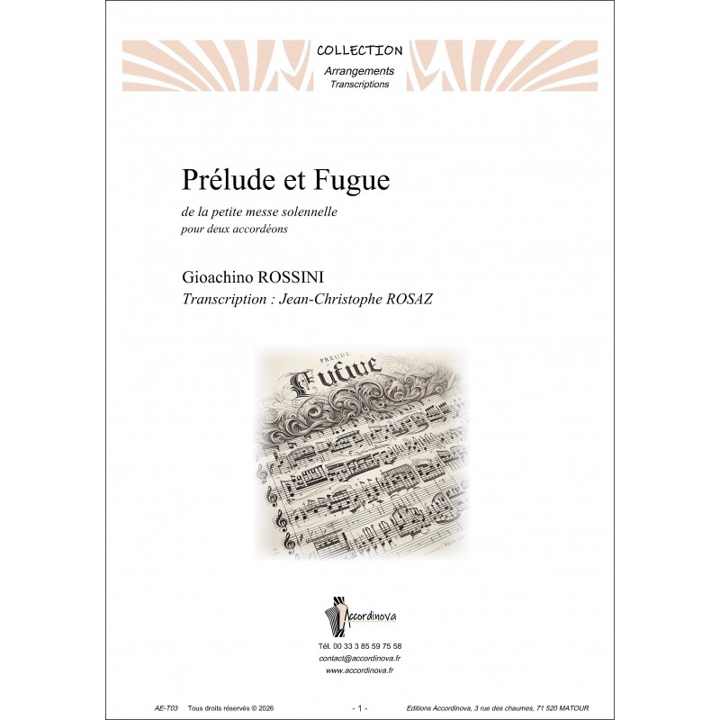 Prélude et fugue