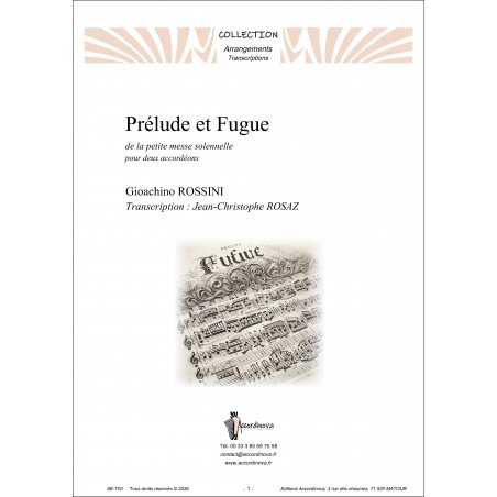 Prélude et fugue