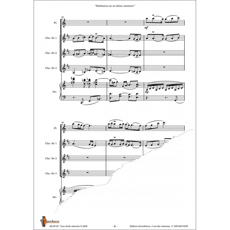 Méditation sur un thème arménien