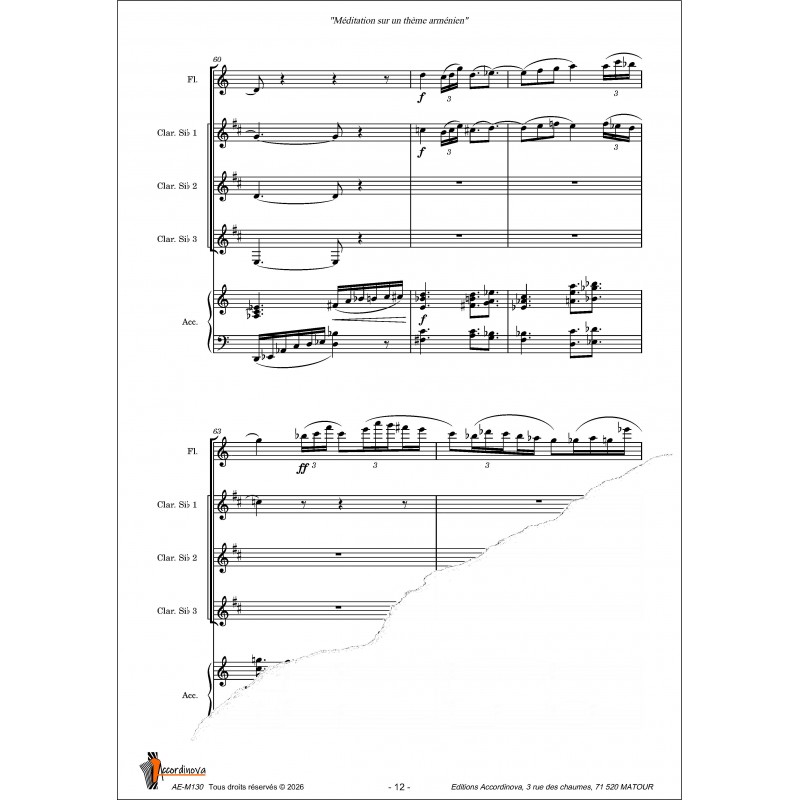 Méditation sur un thème arménien