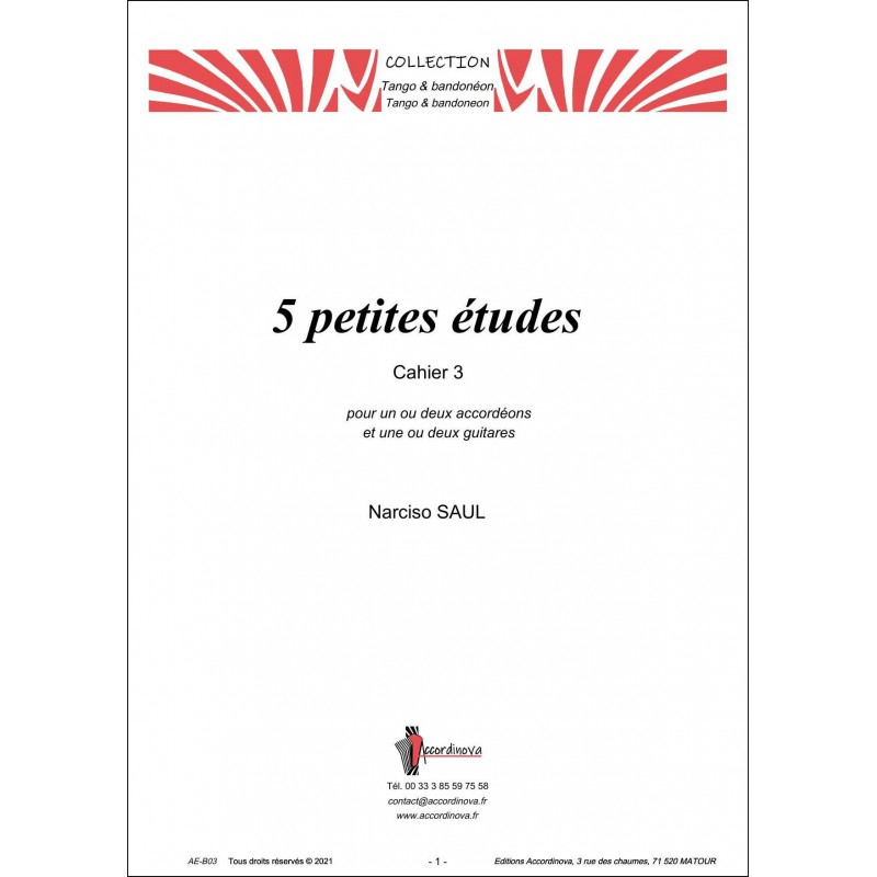 Petites études cahier 3