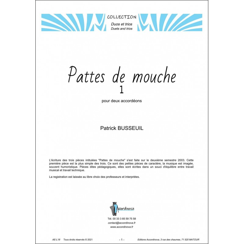 Pattes de mouche 1