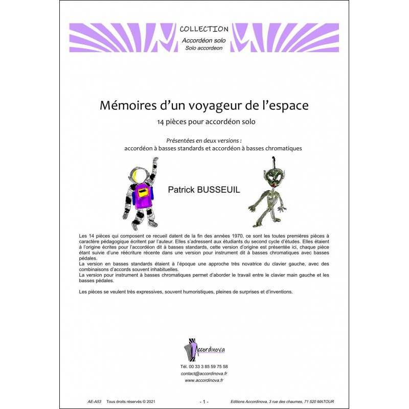 Mémoires d'un voyageur de l'espace
