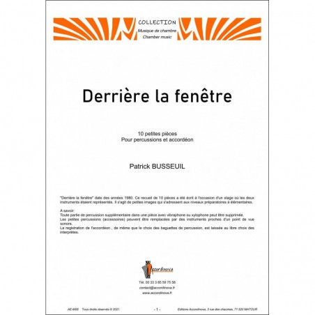 Derrière la fenêtre