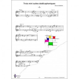 Trois mini suites dodécaphoniques