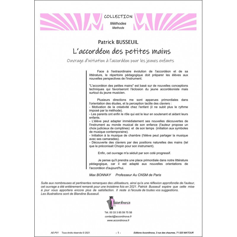 L'accordéon des petites mains