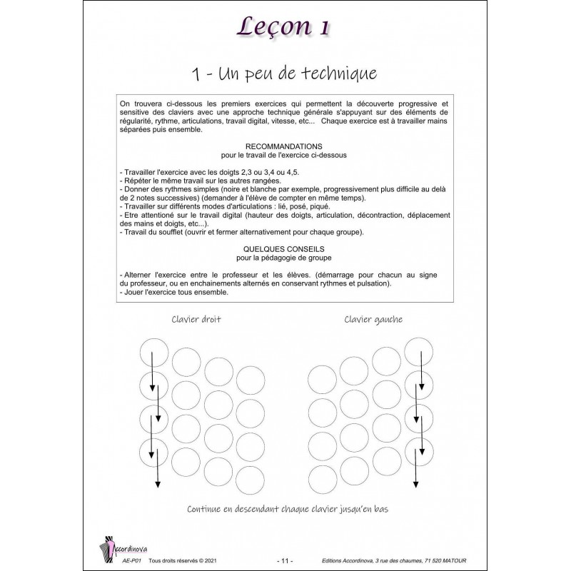 L'accordéon des petites mains