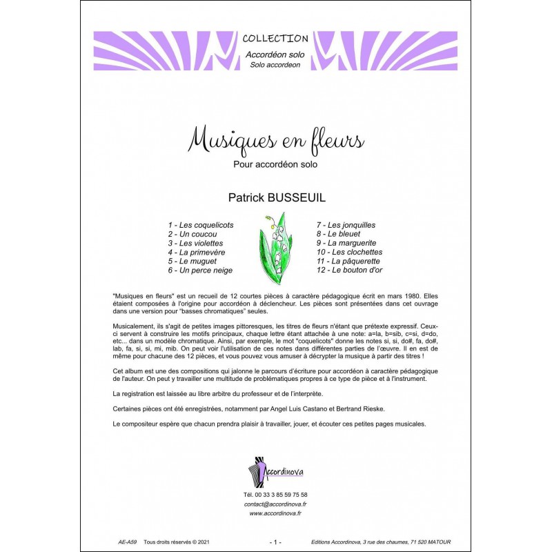 Musiques en fleurs