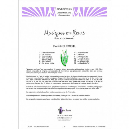 Musiques en fleurs