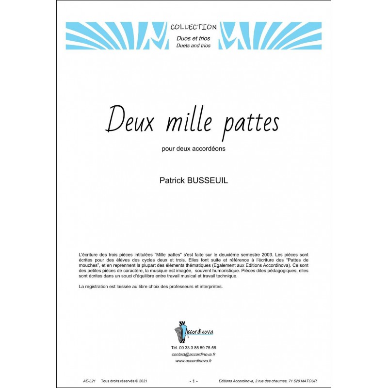 Deux mille pattes