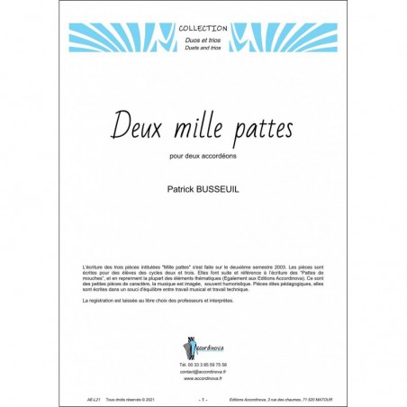Deux mille pattes