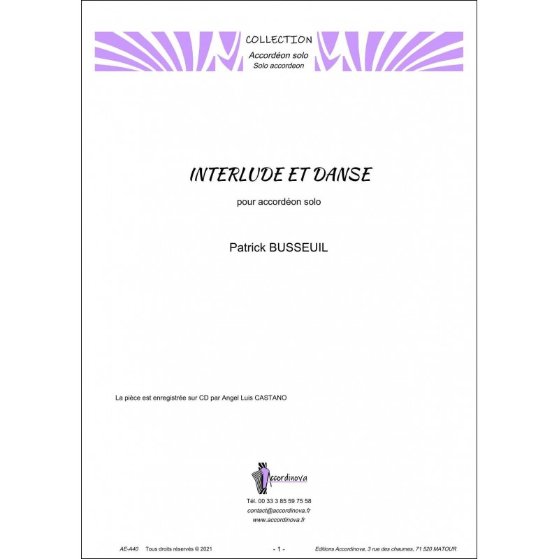 Interlude et danse