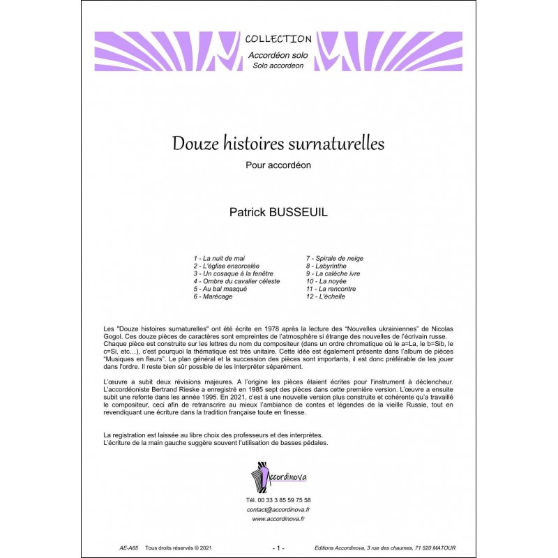 12 histoires surnaturelles