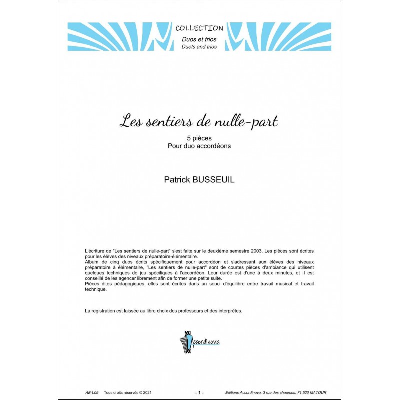Les sentiers de nulle-part