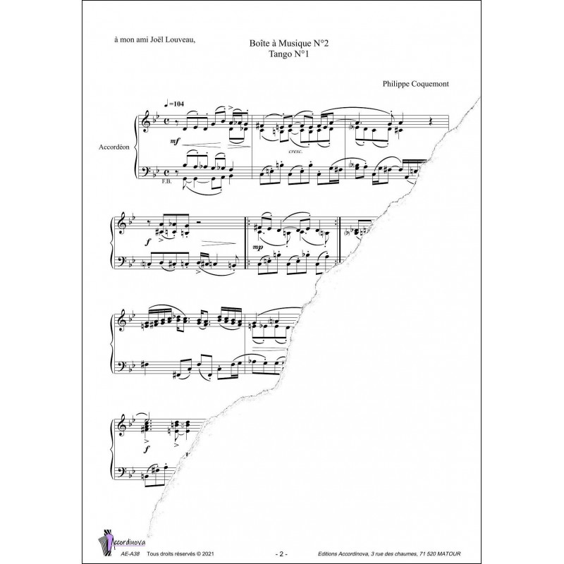 Boite à Musique Numéro 2