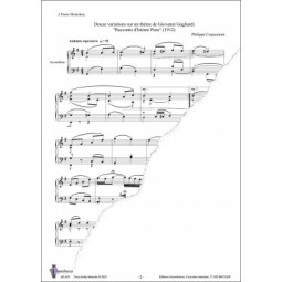 Variations sur un thème de Gagliardi