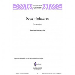 Deux miniatures