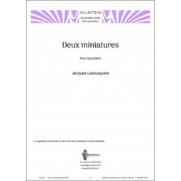 Deux miniatures