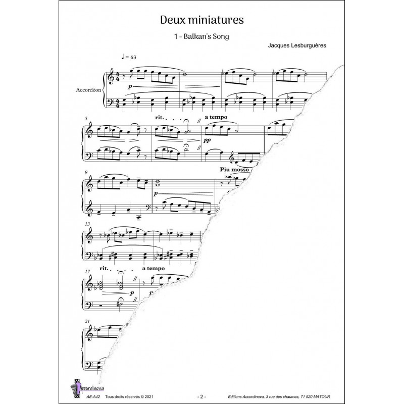 Deux miniatures