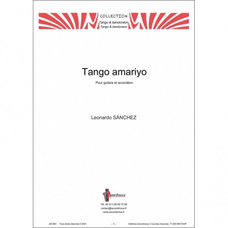 Tango amariyo
