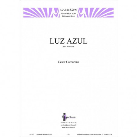 Luz azul
