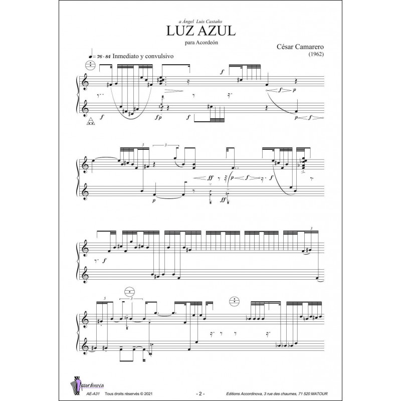Luz azul
