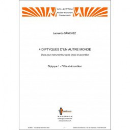 4 diptyques d'un autre monde - diptyque 1 flute accordéon