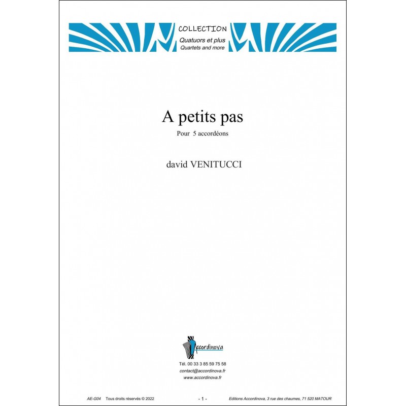 A petits pas - quintette d'accordéons