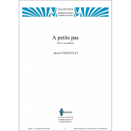 A petits pas - quintette d'accordéons