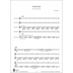 A petits pas - quintette d'accordéons