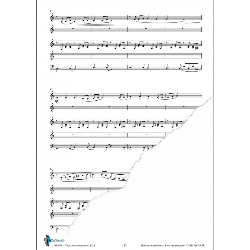 A petits pas - quintette d'accordéons