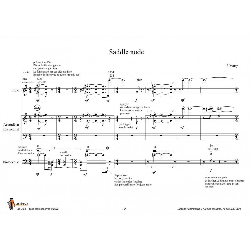 Saddle node