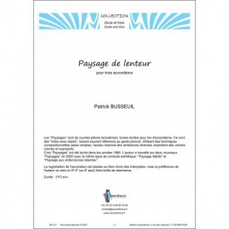 Paysage de lenteur
