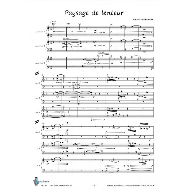 Paysage de lenteur