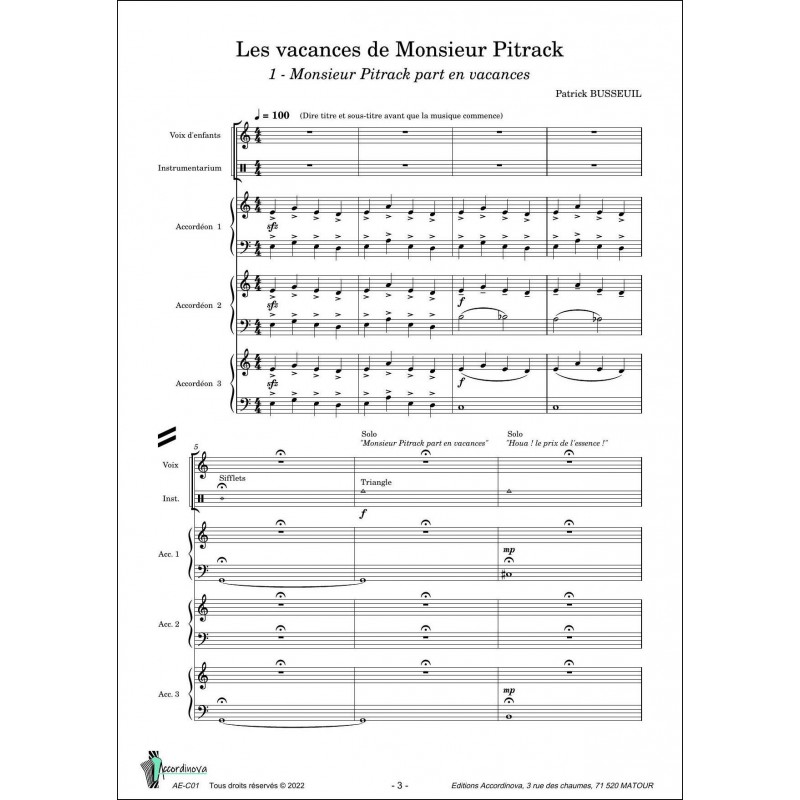 Les vacances de Monsieur Pitrack