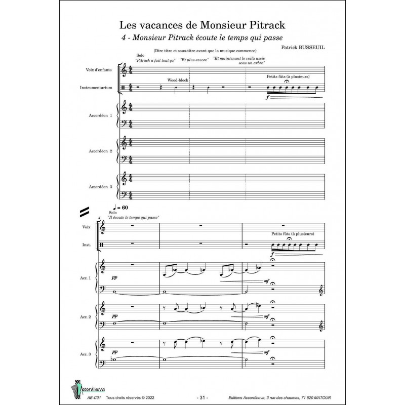 Les vacances de Monsieur Pitrack