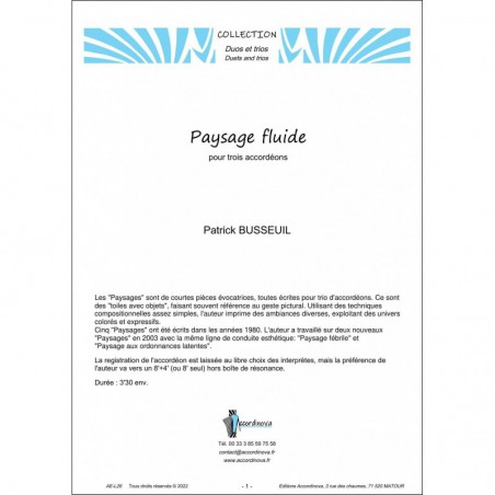 Paysage fluide