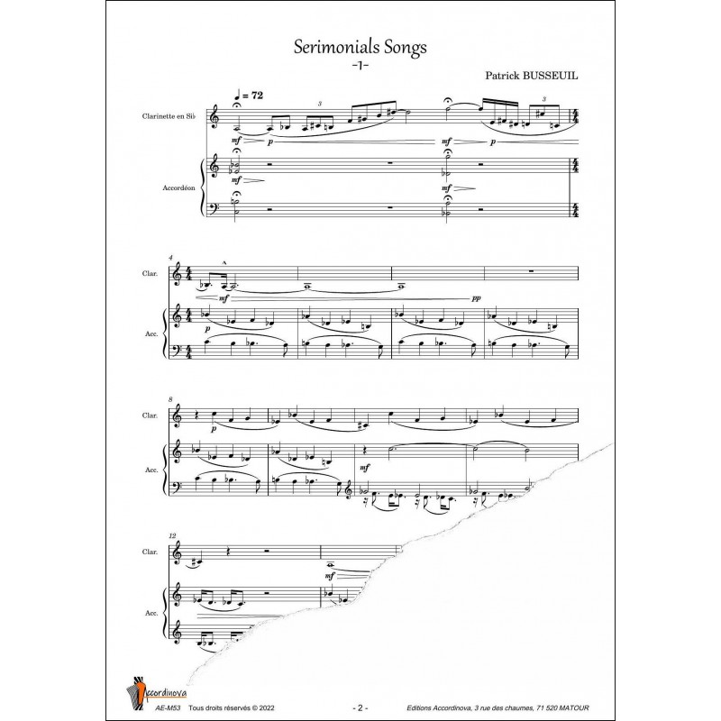 Serimonials Songs