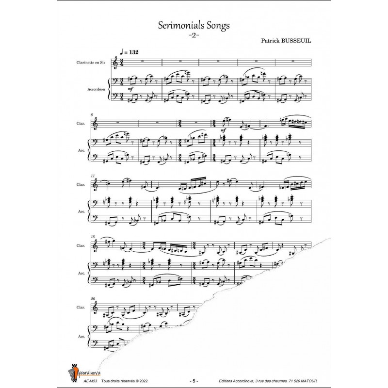 Serimonials Songs