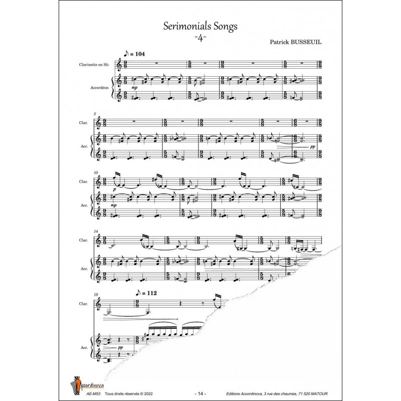 Serimonials Songs