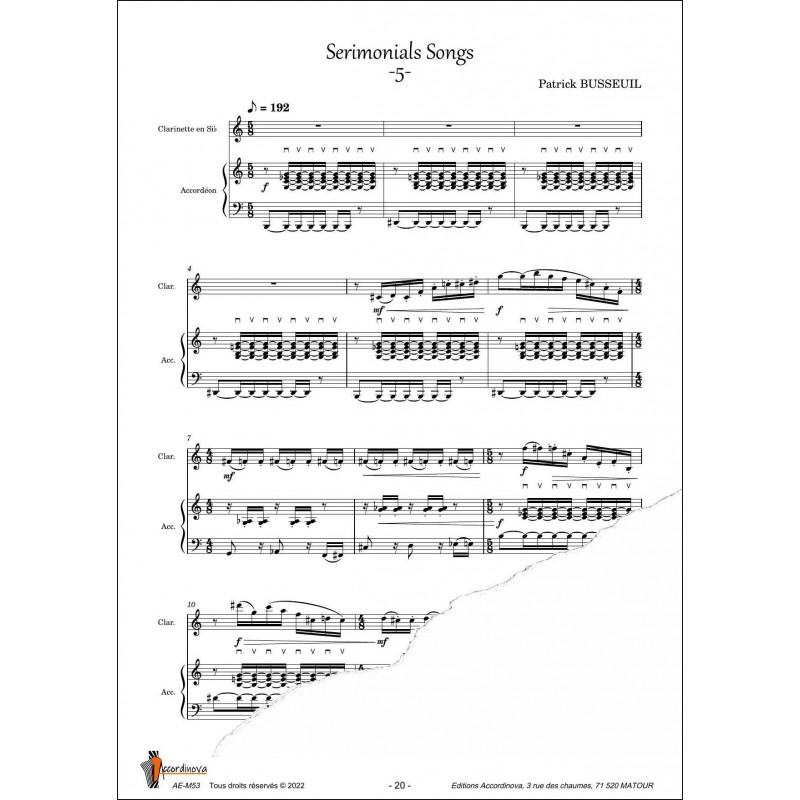 Serimonials Songs