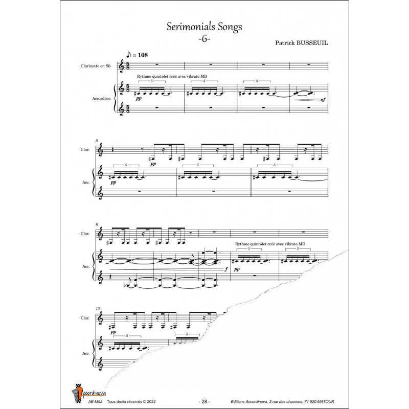 Serimonials Songs