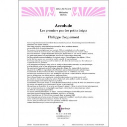 Accolude - Les premiers pas des petits doigts