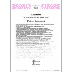 Accolude - Les premiers pas des petits doigts