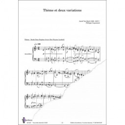 Thème et deux variations