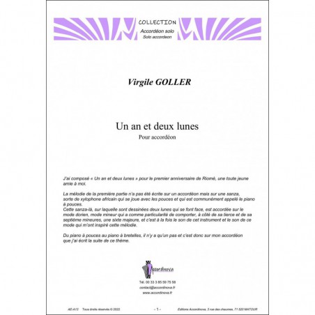 Un an et deux lunes