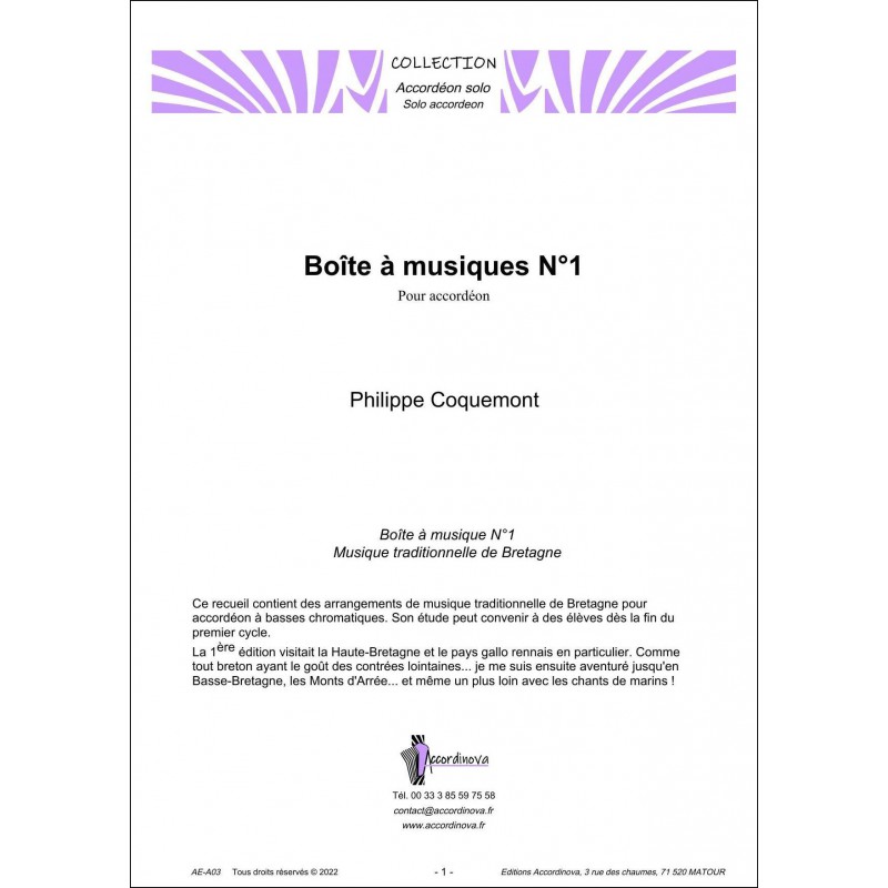 Boîte à musique n° 1